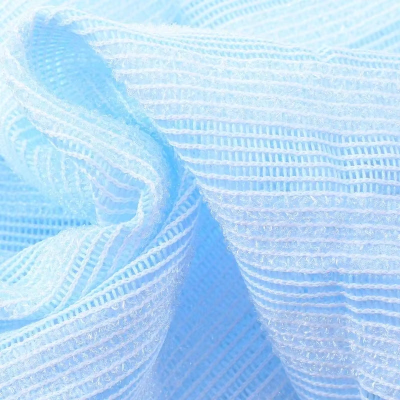 Exfoliating Washcloth Back Scrubber for Shower for Men Silver-Ion Multi-Function Foam Bath Towel Ultra-Long Exfoliating Towels