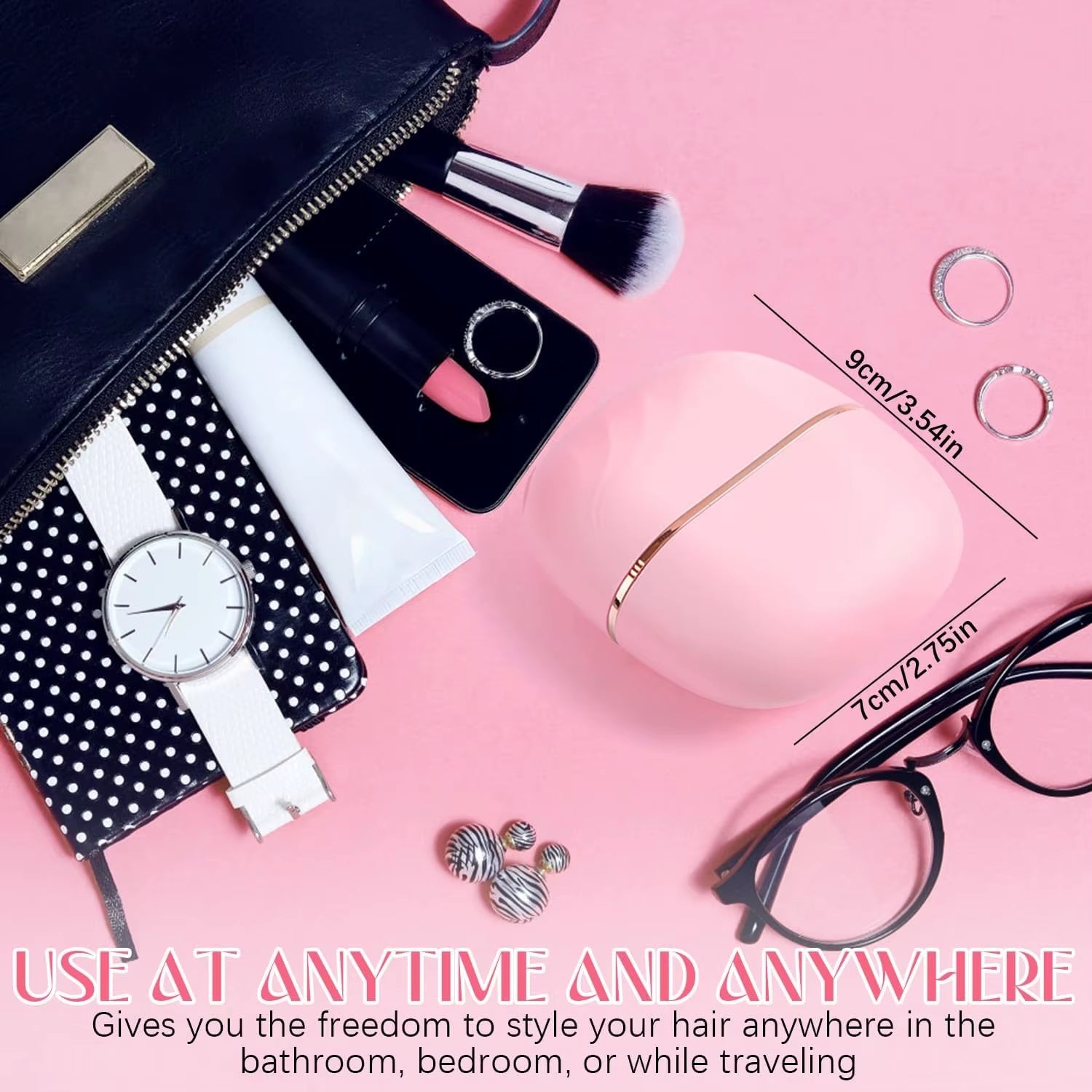 Portable Hot Brush Straightener