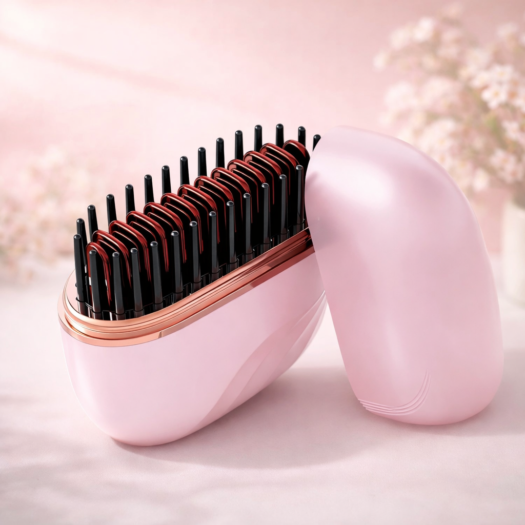 Portable Hot Brush Straightener