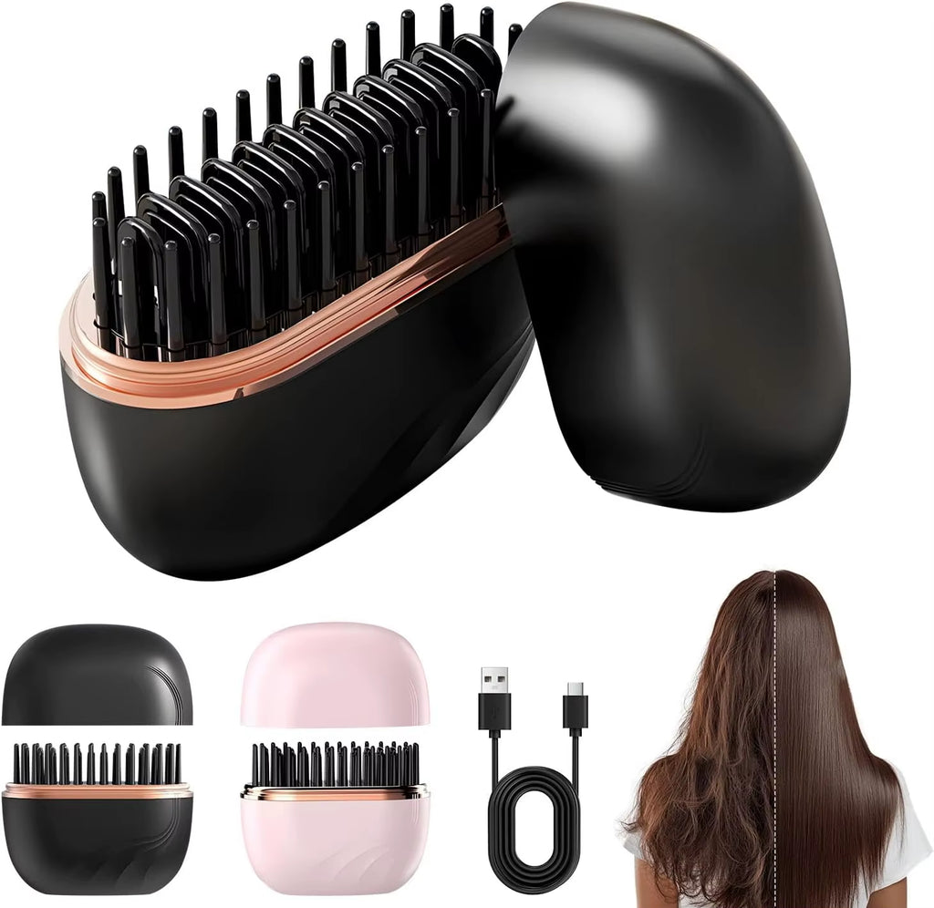 Portable Hot Brush Straightener