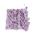 Soft Exfoliating 2-In-1 Bath Loofah - Bath Ball Towel + Drawstring Soap Closure, Reusable Mesh Shower Sponge for Skin Care