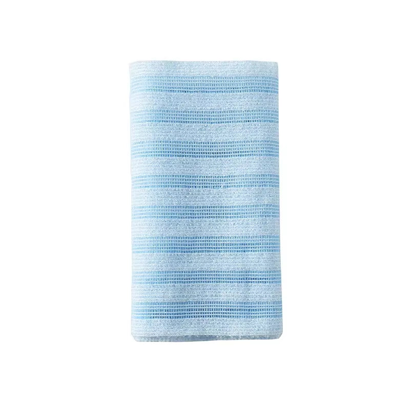 Exfoliating Washcloth Back Scrubber for Shower for Men Silver-Ion Multi-Function Foam Bath Towel Ultra-Long Exfoliating Towels