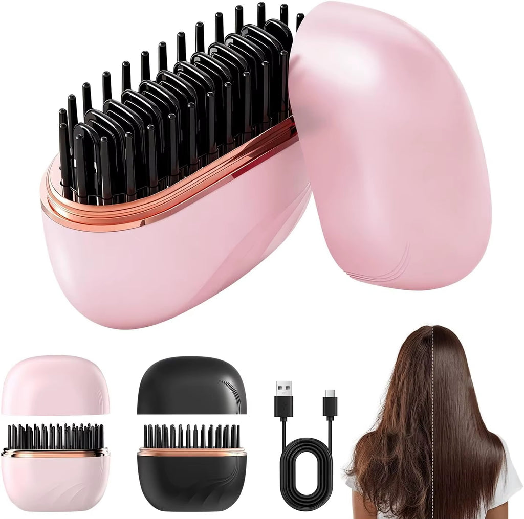 Portable Hot Brush Straightener